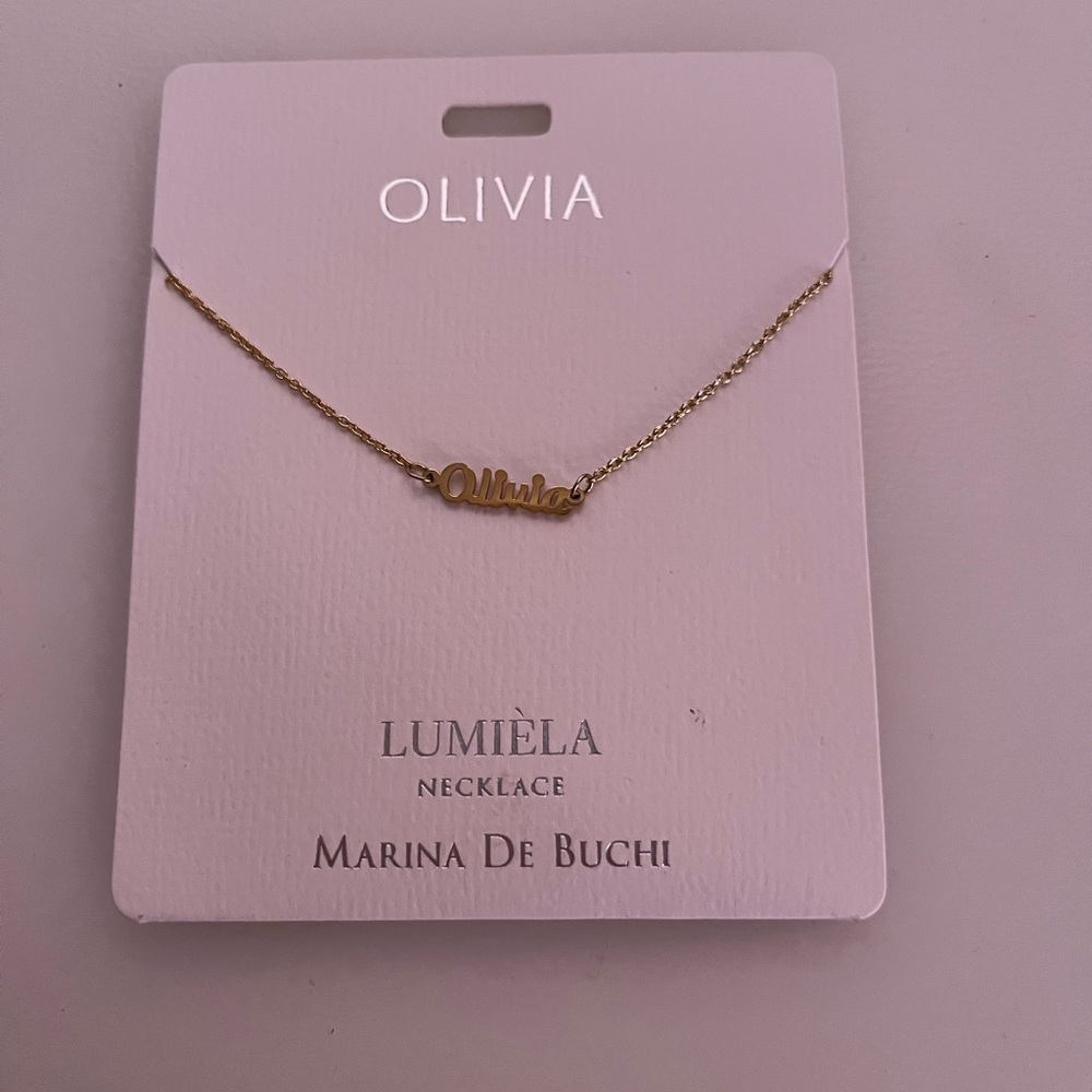 Gold “Olivia” necklace